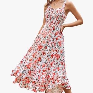 Floral Print Maxi Dress
